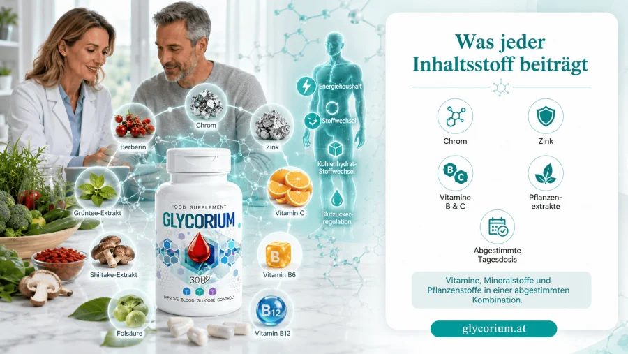 Glycorium — was jeder Inhaltsstoff der Formel beiträgt